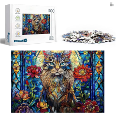 Wooden Jigsaw Puzzle in Color Box