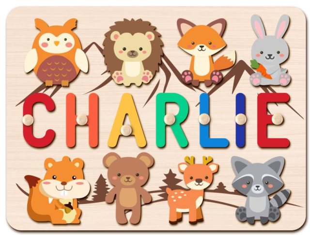 Personalized Wooden Name Puzzle
