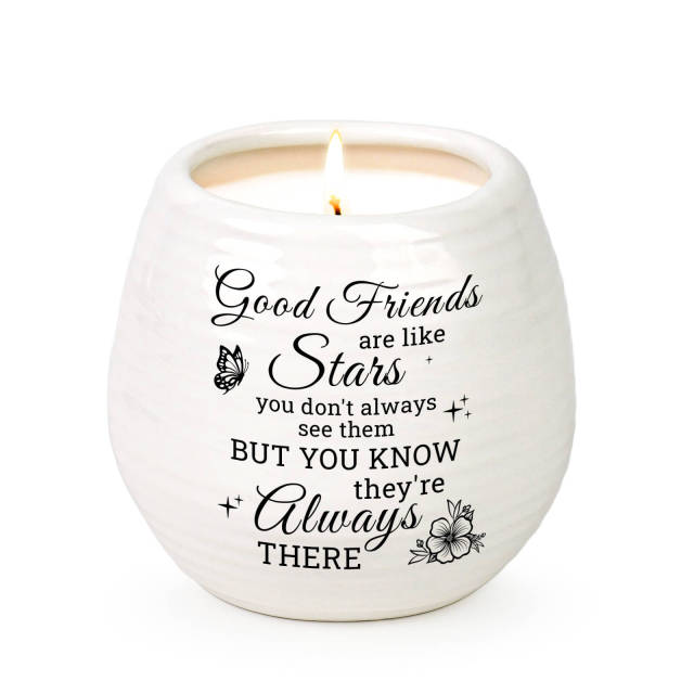 Soy Scented Candle in Ceramic Jar