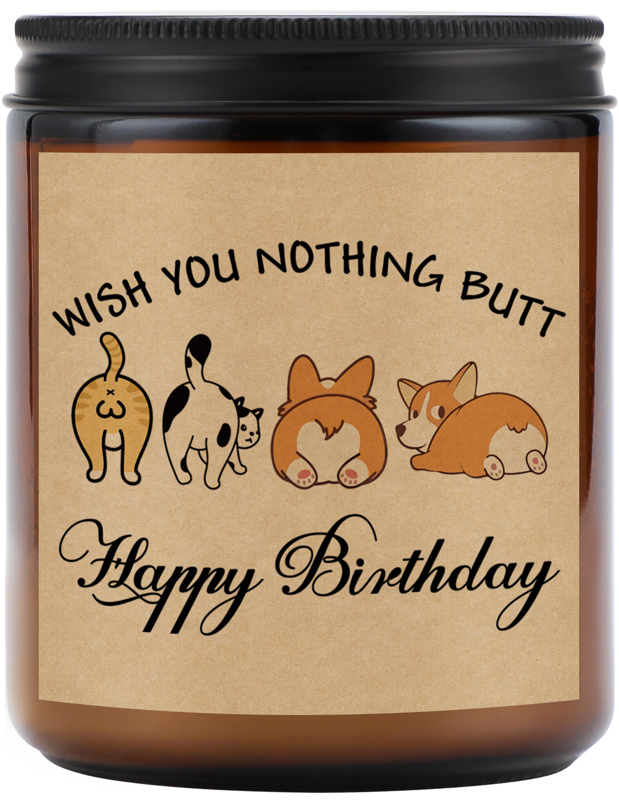 Soy Scented Candle in Glass Jar