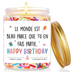 Soy Scented Candle in Glass Jar