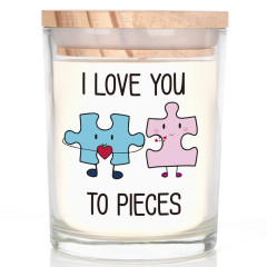 Soy Scented Candle in Glass Jar