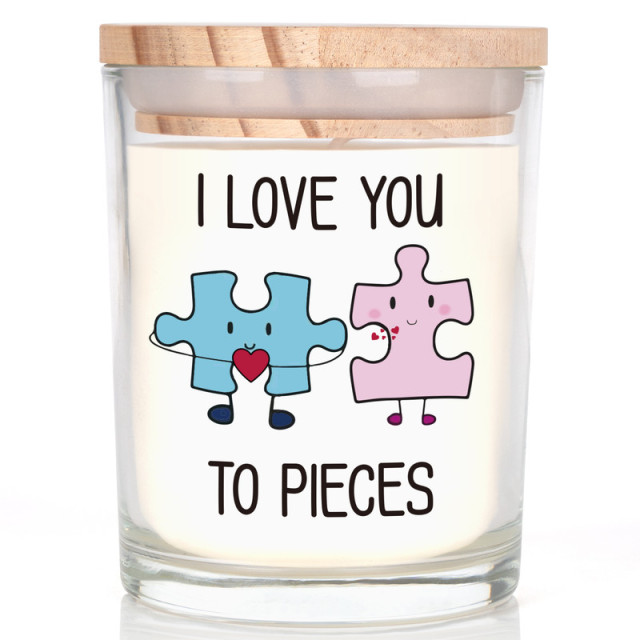 Soy Scented Candle in Glass Jar