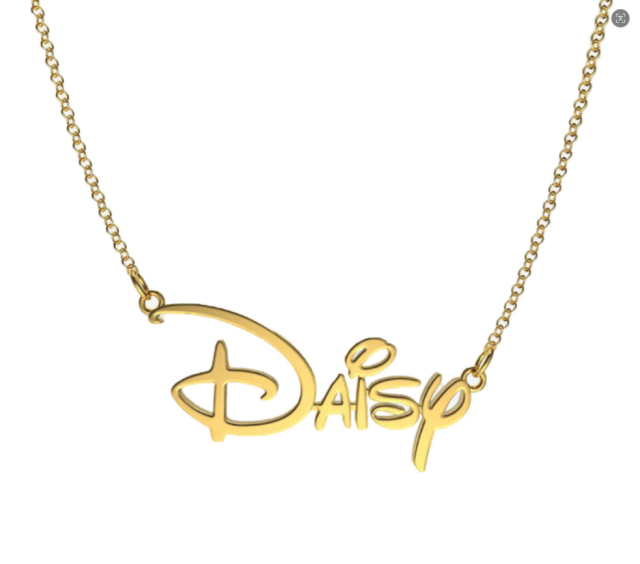 Custom Metal Name Necklace