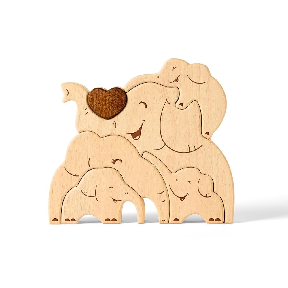 Custom Wooden Hugging Ornament
