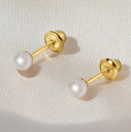 Pearl Stud Earrings