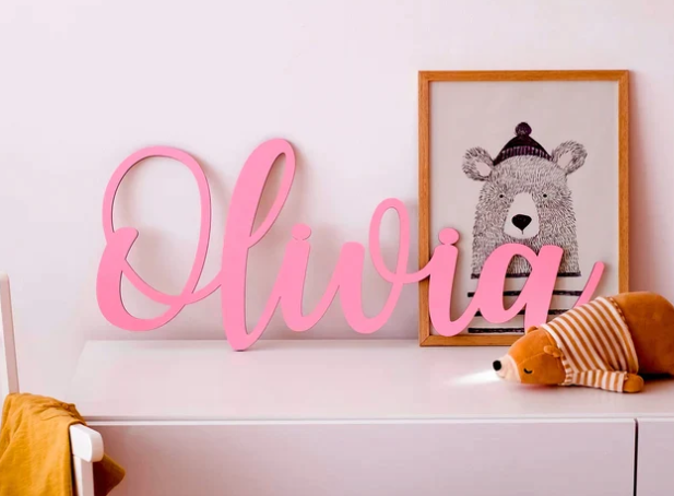 Custom Wooden Name Sign