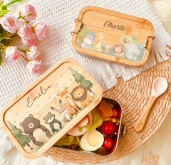 Custom Wooden Lunch Box