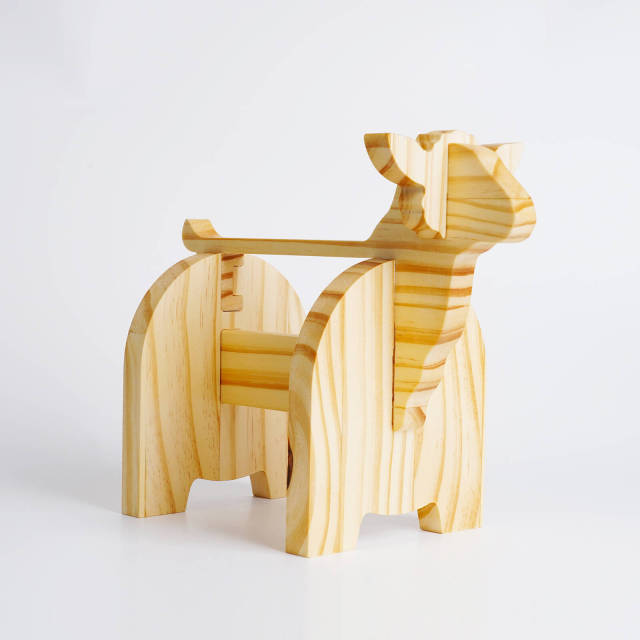 Wooden Tissue Holder - Animal Style