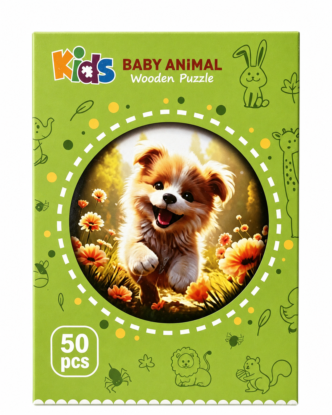 Kids Wooden Puzzle Gift Box