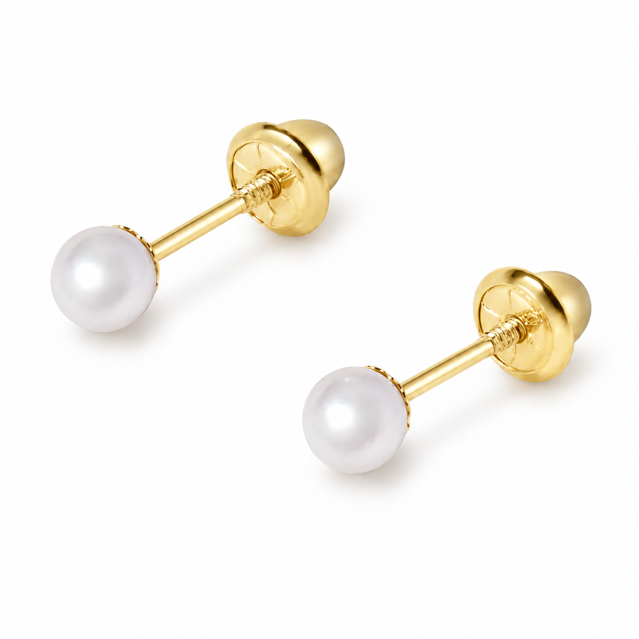 Pearl Stud Earrings