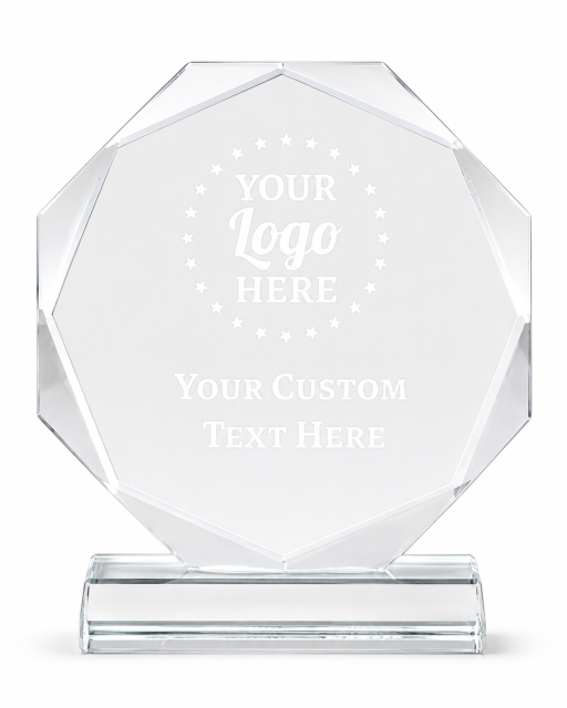 Custom Crystal Award with Crystal Base