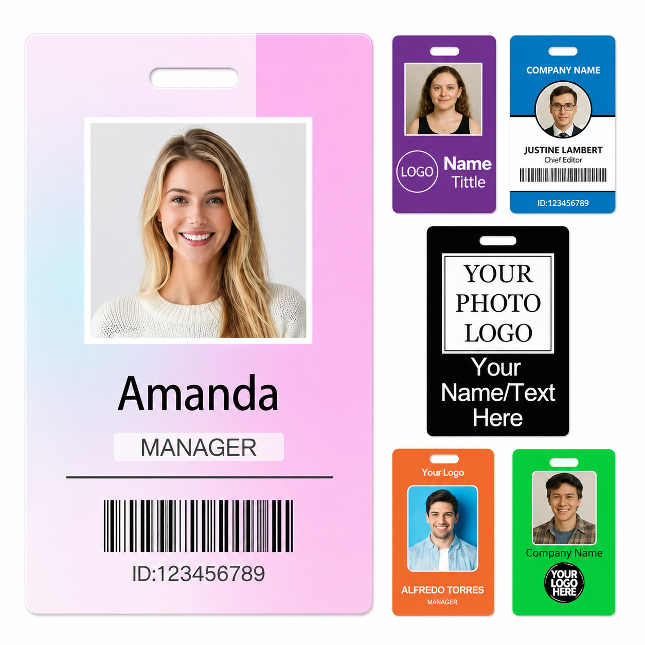 Custom Employee ID Badge