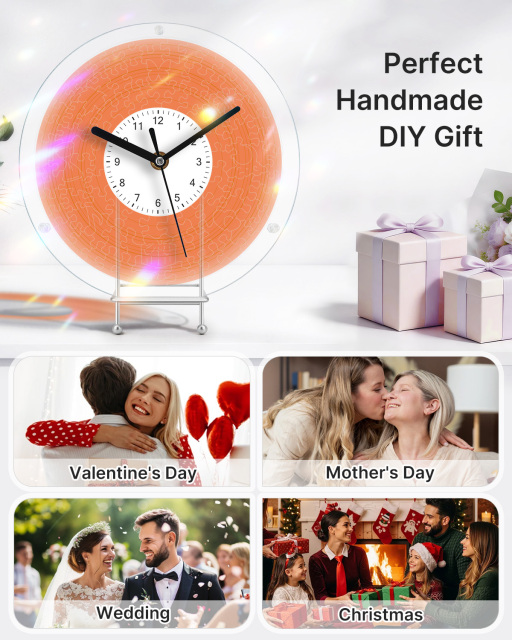 Custom DIY Puzzle Clock Kit