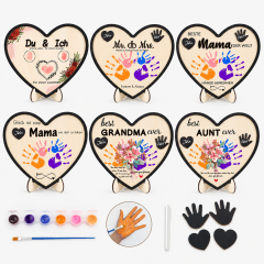 Custom Wooden Handprint Sign Kit