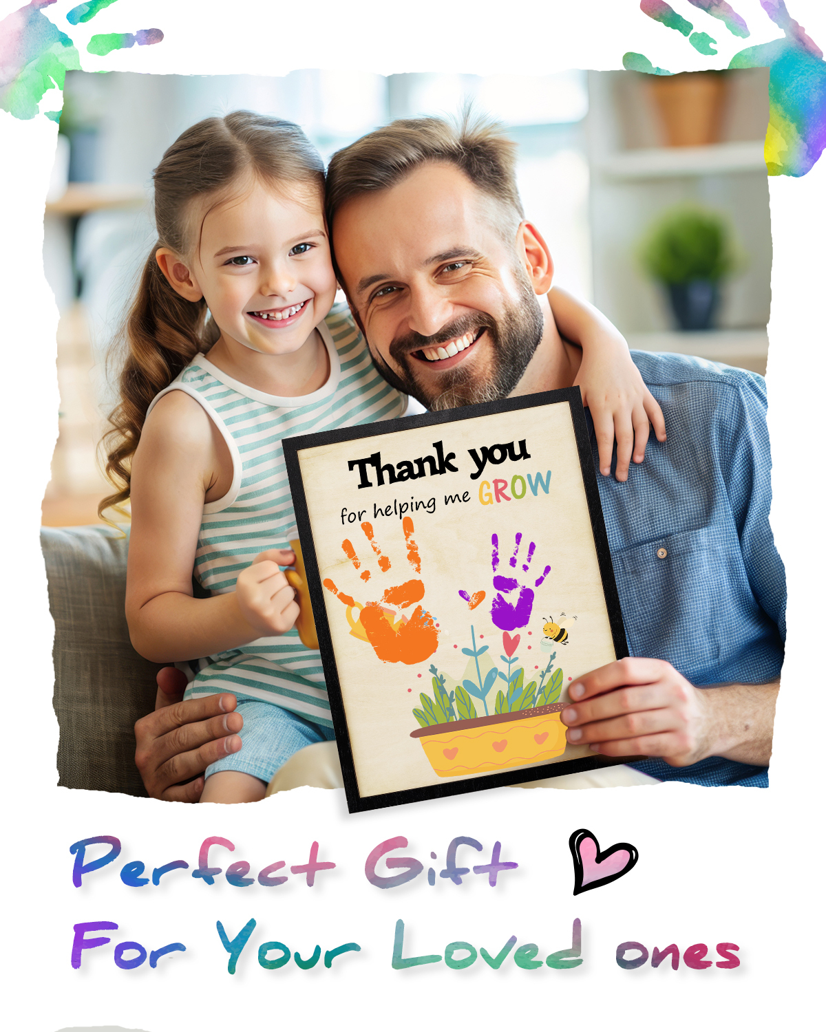 Custom Wooden Handprint Sign Kit