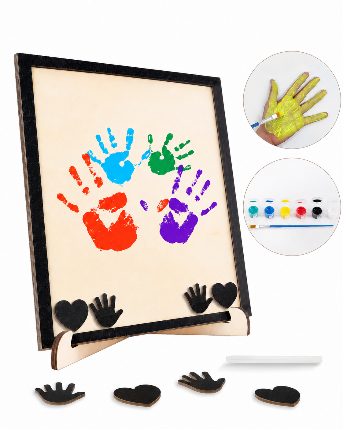 Custom Wooden Handprint Sign Kit