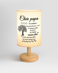 Custom Linen Table Lamp