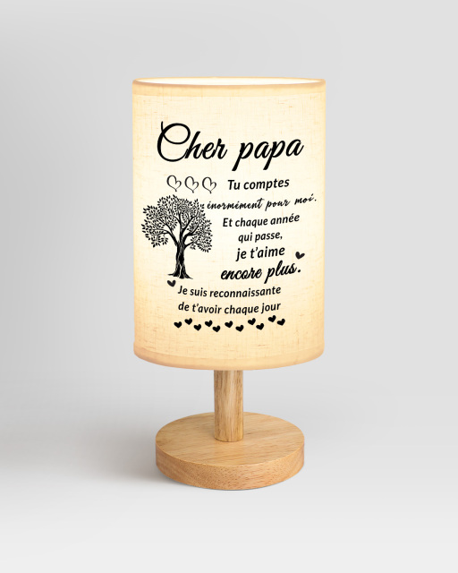 Custom Linen Table Lamp