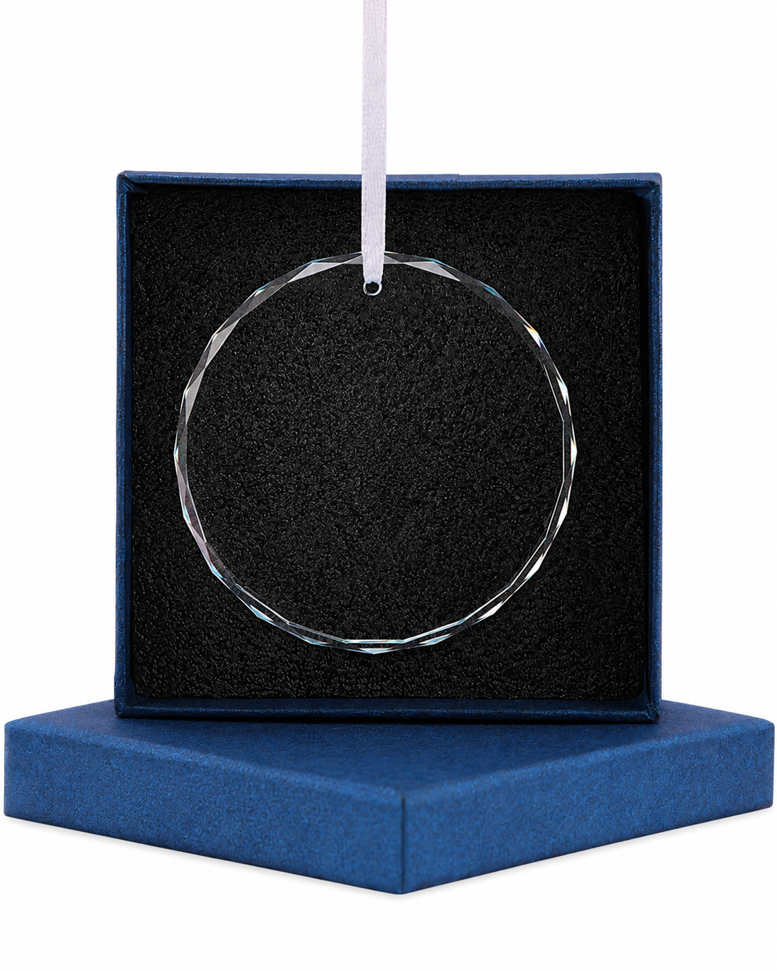 Custom Round Crystal Hanging Ornament