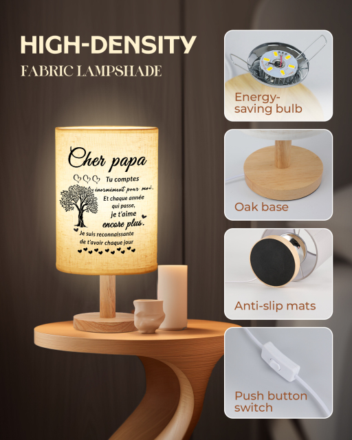 Custom Linen Table Lamp