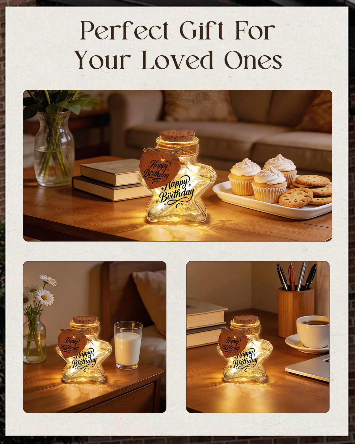 Custom Glass Bottle Night Light