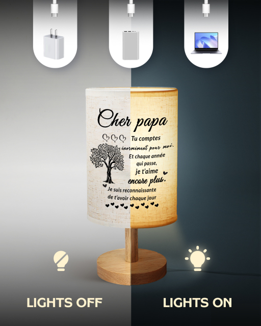 Custom Linen Table Lamp