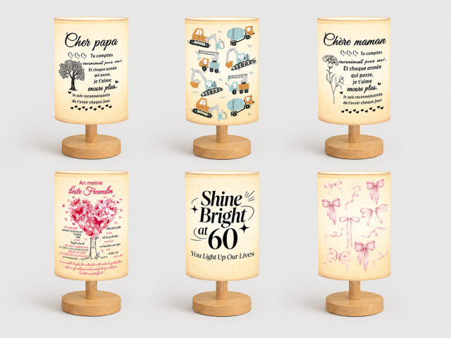Custom Linen Table Lamp