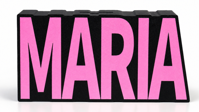 Custom 3D Printed Name Piggy Bank