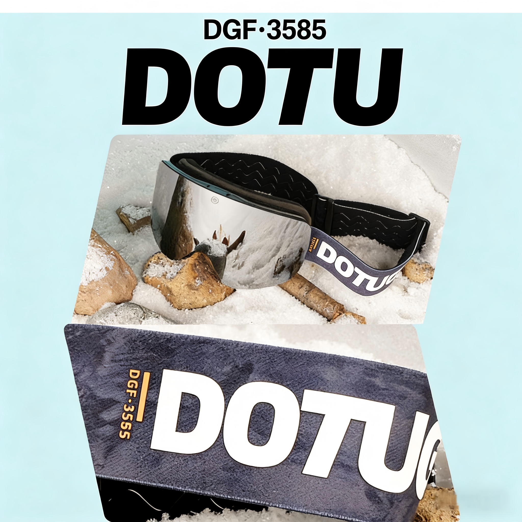 Ski Goggles/ Non mask fogging/ Dotuge