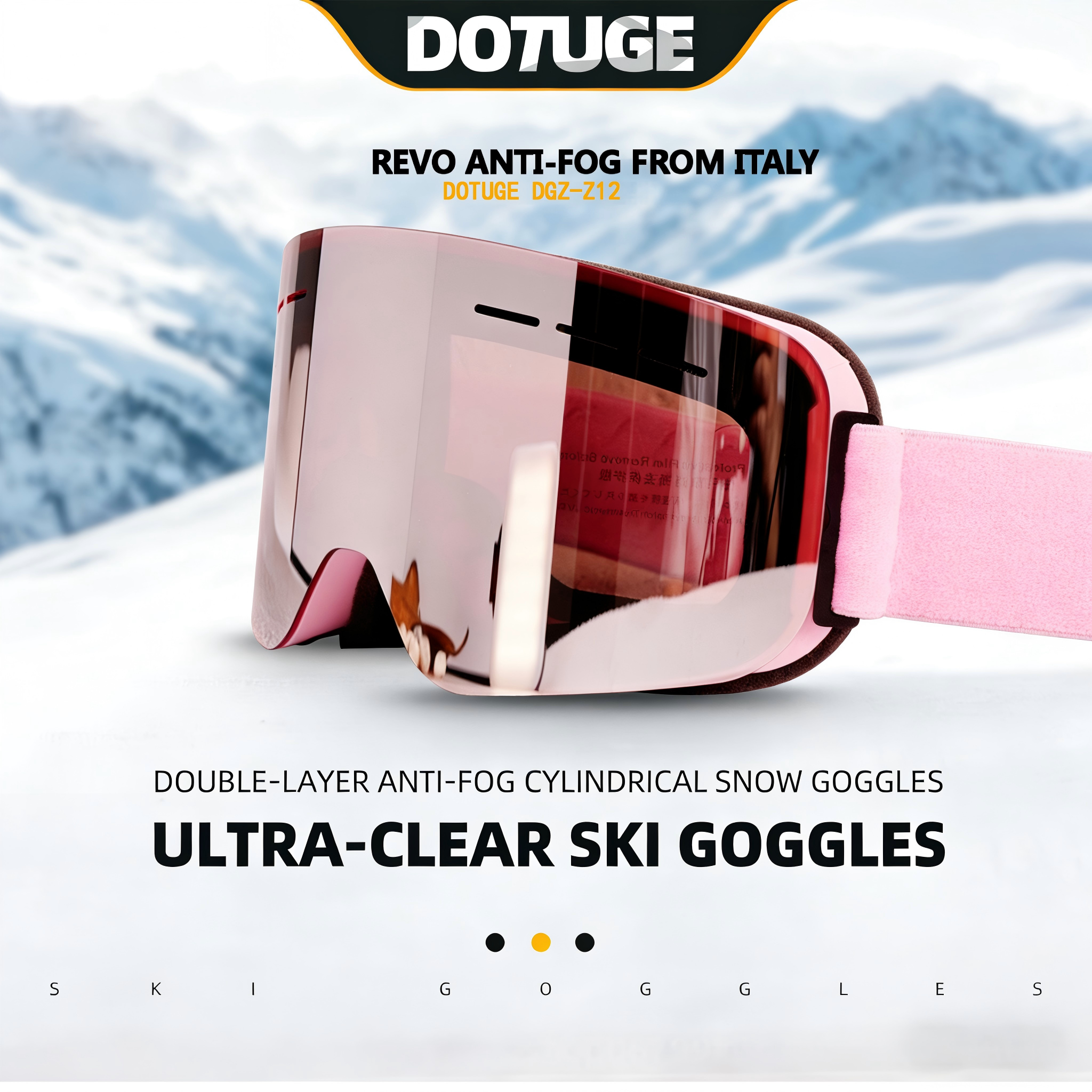 Anti-fog Ski Goggles/ DGZ-Z12/ Dotgue