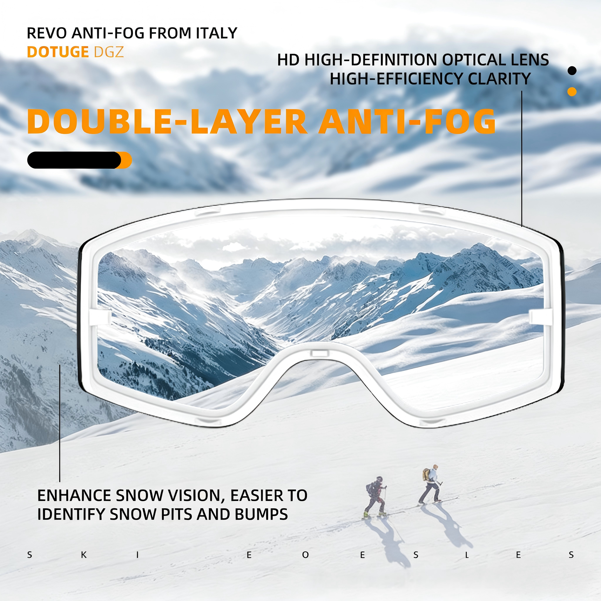 Anti-fog Ski Goggles/ DGZ-Z12/ Dotgue