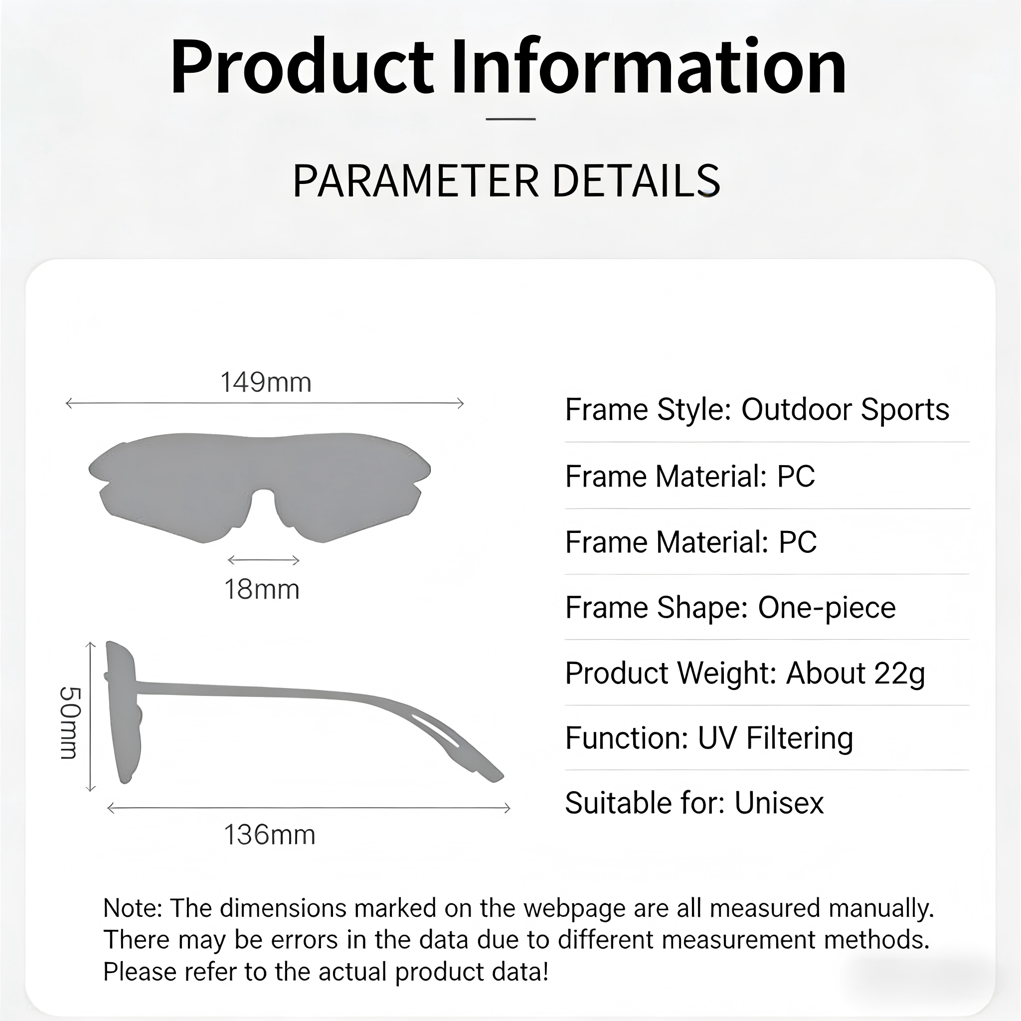 Running Sports Goggles & Sunglasses