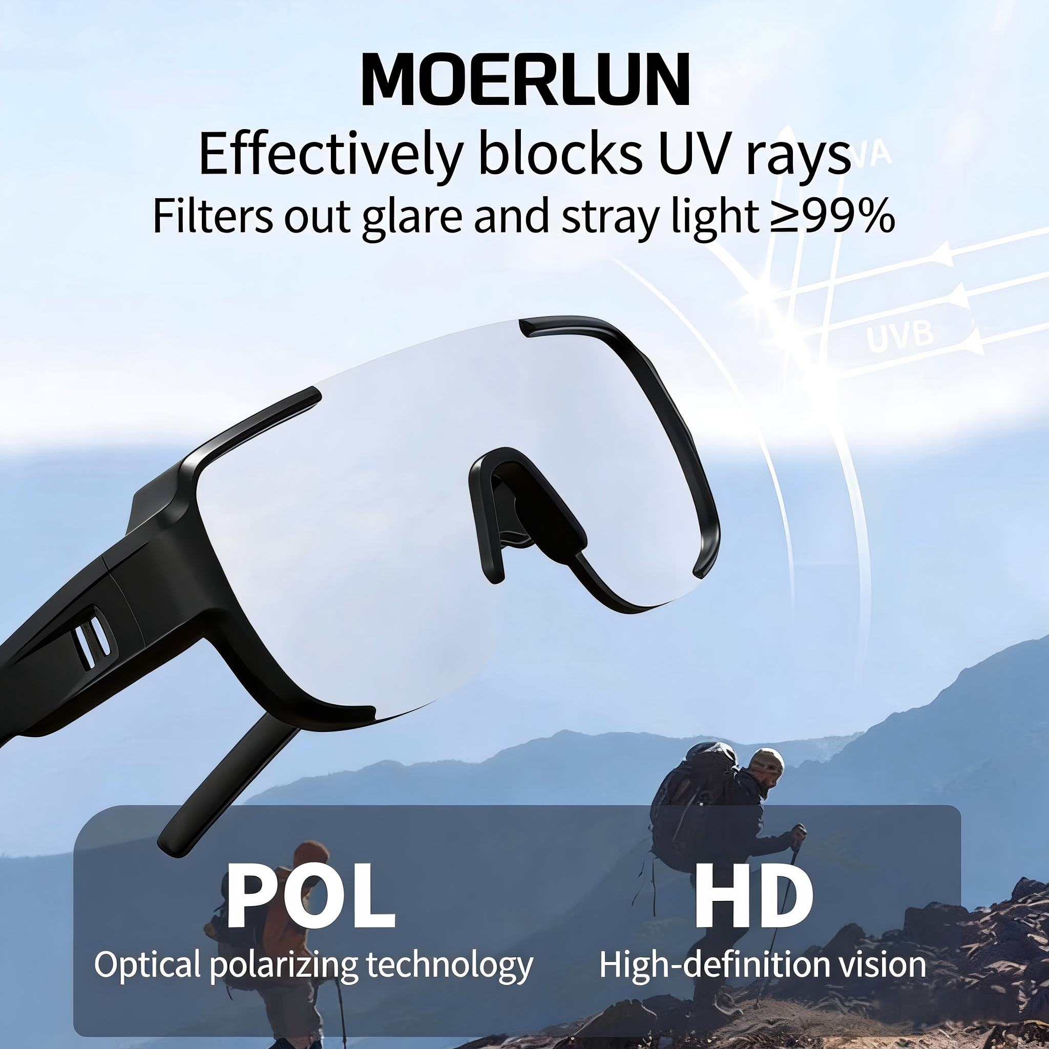 Mountaineering Snow Goggles,Polarized lens