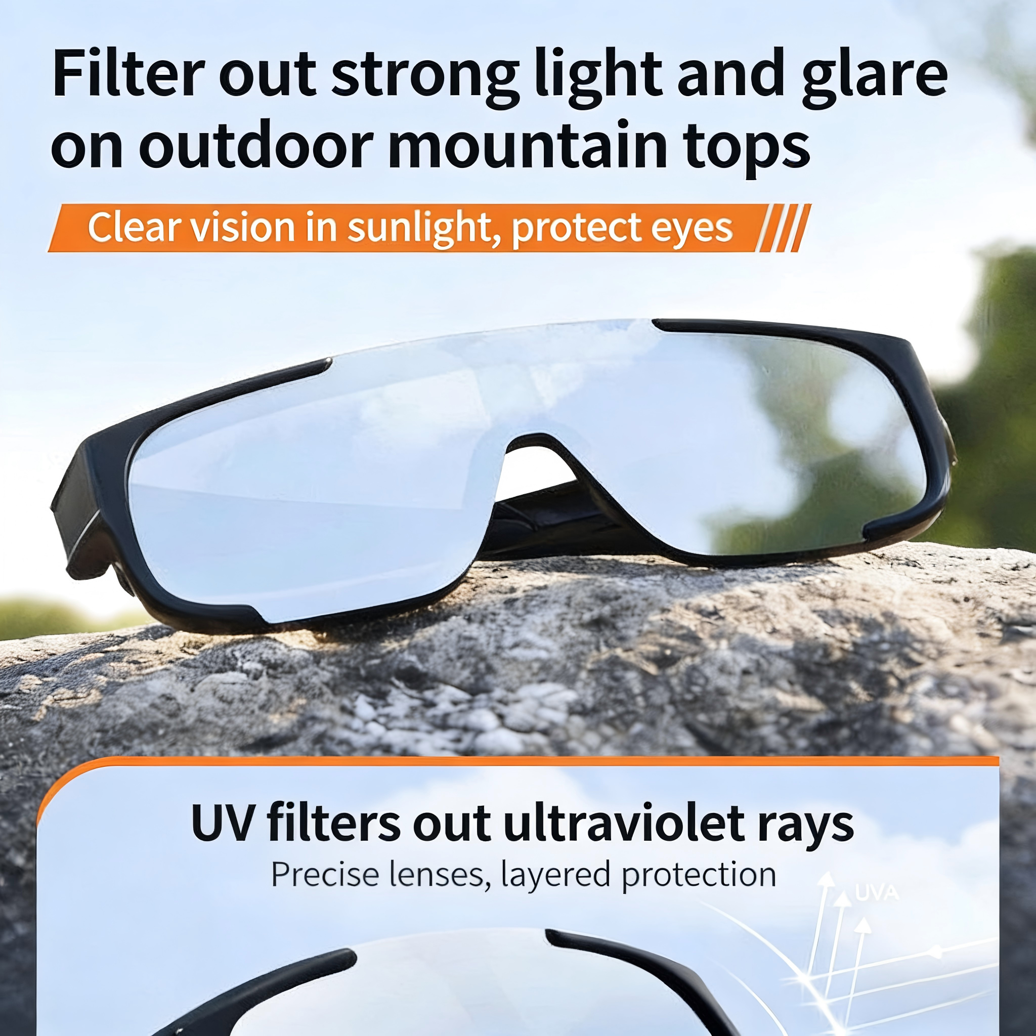 Mountaineering Snow Goggles,Polarized lens