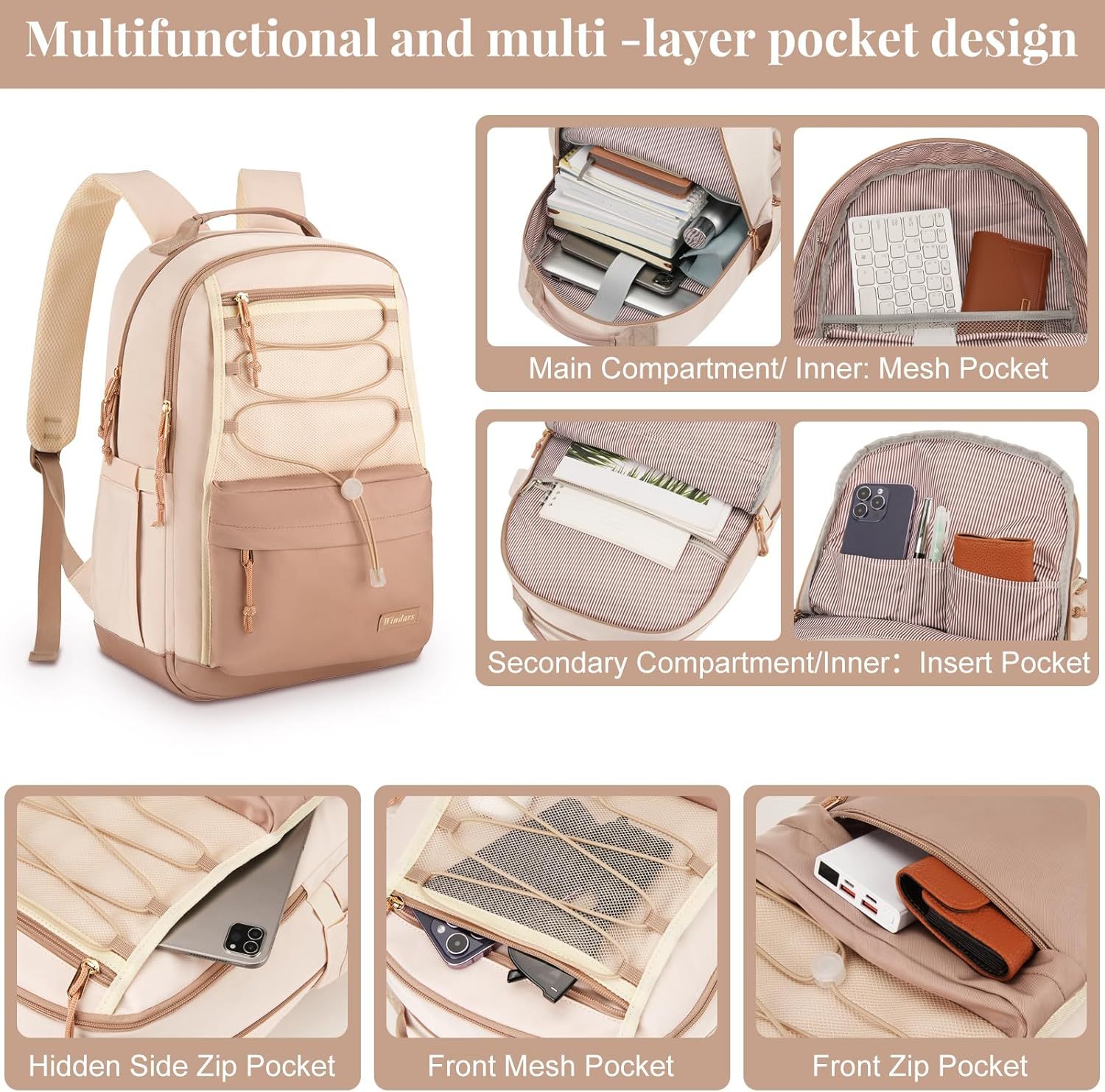 Aesthetic College Backpack