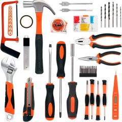 Tool Kit with Drill 20V Cordless Power with 2 Batteries
