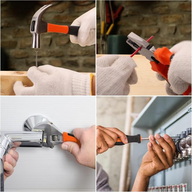 Tool Kit with Drill 20V Cordless Power with 2 Batteries