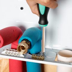 Hardware Tool Set with Easy Carrying Round Pouch