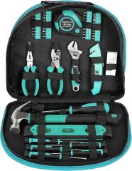 Hardware Tool Set with Easy Carrying Round Pouch