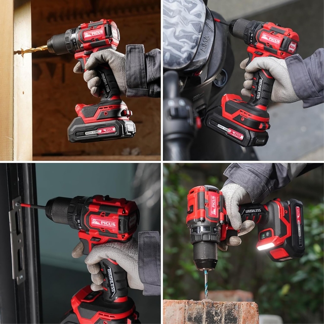 20V Power Drill Drivers/cordless drill with battery and charger for Home DIY