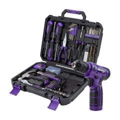150 Piece tool set for cordless drill