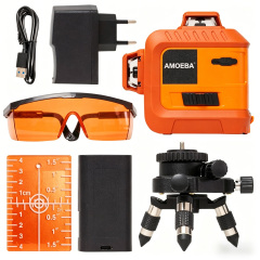 Good Design Lithium Power Tools Laser Line Level Professional Rotary Laser Level Super Powerful Green Level Laser with Light