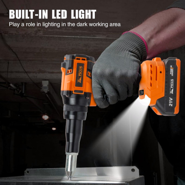 Automatic Cordless Pulling Riveter Lithium Battery Brushless Rivet Gun for Vehicle Modification Rivet Gun in Auto Industry