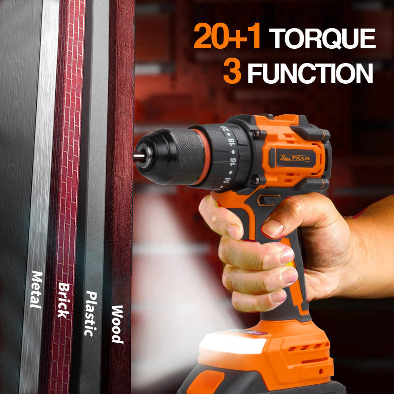 Professional Industrial Electric Plastic Box Power Kit for Combo Tool Set 4-in-1 Angle Grinder Impact Drill Hammer Wrench