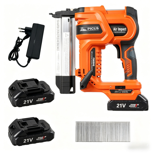 Heavy Duty Power PASLOD NAIL GUN Nail Gun Cordless Air Nail Gun for Wood Power Tools Set