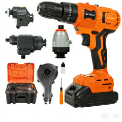Excellent Perform Power Tools Combo Kit Cordless Lithium Power Tool Set Multifunction Li-Ion Battery Power Tool Set