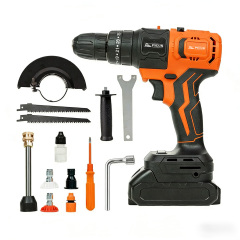 Excellent Perform Power Tools Combo Kit Cordless Lithium Power Tool Set Multifunction Li-Ion Battery Power Tool Set