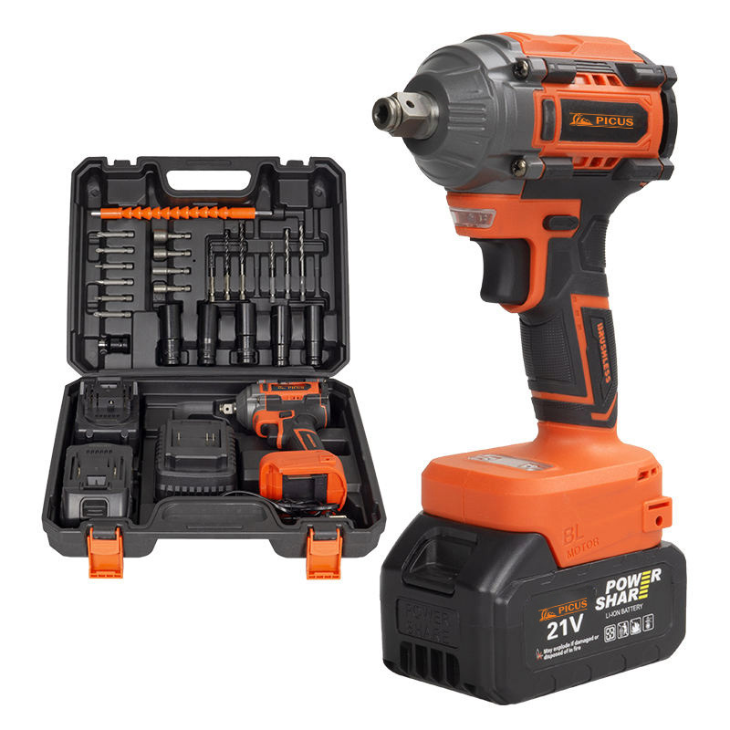 Good Selling Cordless Wrench First Rate Electric Impact Wrench Heavy Duty High Power Pneumatic Gun Impact Wrench