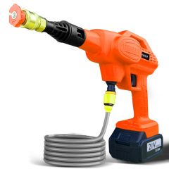 Lithium Battery Car Washing Gun Water Gun Strong Water Column Fast Cleaning Sufficient Power